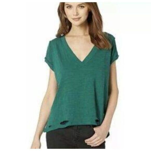 Free People Sundance Tee Shadow Green Size X-Small XS T-SHIRT - Picture 1 of 8